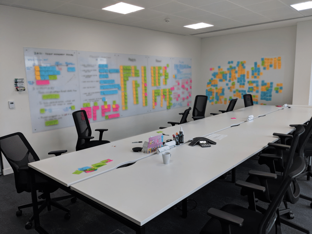 Picture of post-it notes