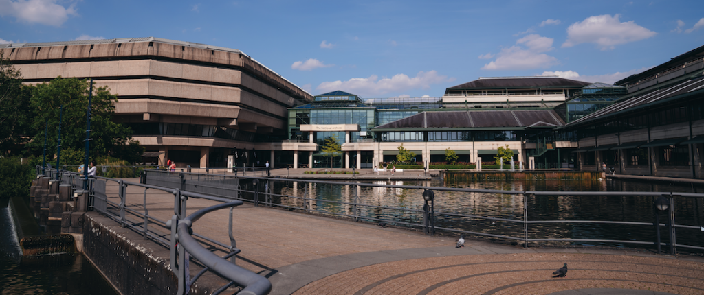 The National Archives building in Kew